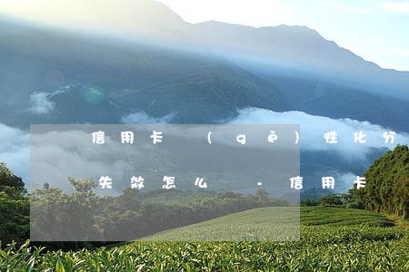 信用卡個(gè)性化分期協(xié)議失效怎么辦-信用卡個(gè)性化分期協(xié)議失效怎么辦理