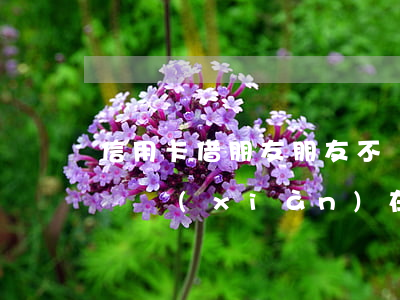 信用卡借朋友朋友不還錢(朋友借的信用卡的錢 現(xiàn)在不還怎么辦)