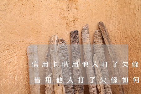 信用卡借用他人打了欠條如何起訴-信用卡借用他人打了欠條如何起訴對(duì)方