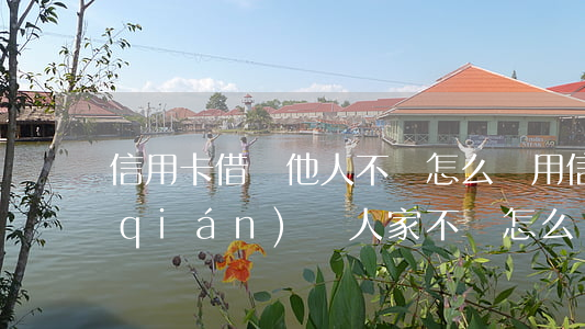 信用卡借給他人不還怎么辦(用信用卡借錢(qián)給人家不還怎么辦)