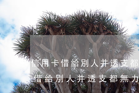 信用卡借給別人并透支都無力償還-信用卡借給別人并透支都無力償還怎么辦