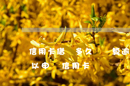 信用卡借錢多久沒還算逾期(逾期還完多久可以申請信用卡)