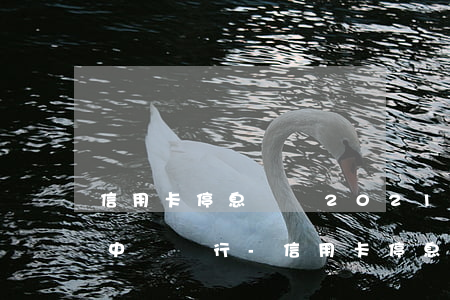信用卡停息掛賬2021新規(guī)定中國銀行-信用卡停息掛賬2021新規(guī)定中國銀行利息