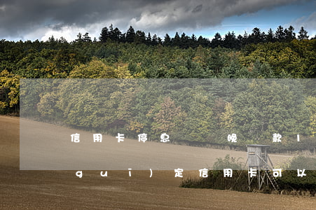 信用卡停息掛賬晚還款1天(國家有沒有規(guī)定信用卡可以停息掛賬的說法)