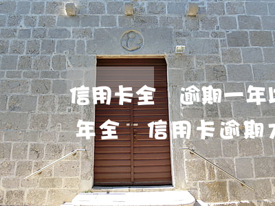 信用卡全國逾期一年以上有多少人(2020年全國信用卡逾期大概多少人)