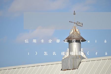 信用卡全部套現(xiàn)逾期會(huì)怎么樣(被發(fā)現(xiàn)套現(xiàn)信用卡會(huì)怎樣)