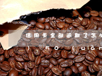 信用卡全部逾期了怎么辦-信用卡負(fù)債50萬(wàn)無(wú)力償還怎么辦