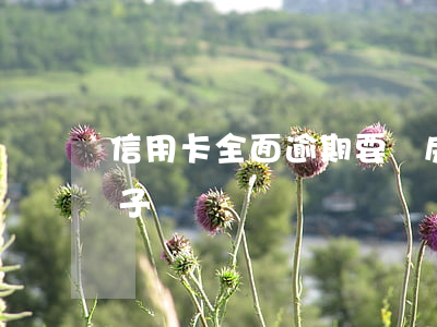 信用卡全面逾期要賣房嗎(信用卡逾期能賣房子嗎)