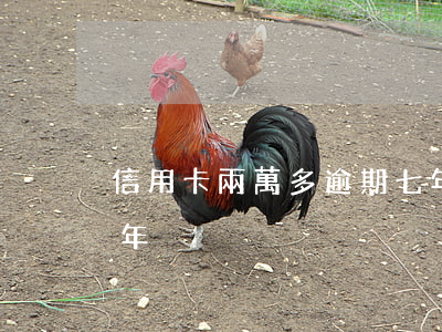 信用卡兩萬多逾期七年(信用卡兩萬多逾期七年)