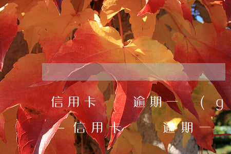 信用卡兩萬逾期一個(gè)月利息是多少-信用卡兩萬逾期一個(gè)月利息是多少錢