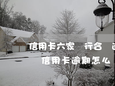 信用卡六家銀行合計逾期8W(七八家銀行同時信用卡逾期怎么辦)