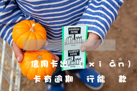 信用卡出現(xiàn)逾期能貸款嗎(信用卡有逾期銀行能貸款嗎)