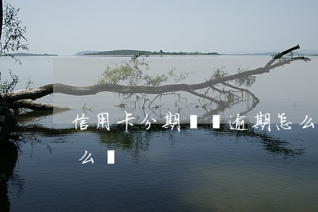 信用卡分期賬單逾期怎么辦(銀行分期逾期怎么辦)