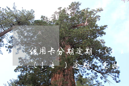 信用卡分期逾期會(huì)罰息嗎(分期樂(lè)逾期罰息特別高,應(yīng)該不敢起訴吧)