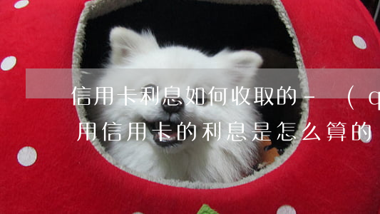 信用卡利息如何收取的-請(qǐng)問用信用卡的利息是怎么算的?
