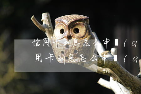 信用卡利息怎么申請(qǐng)免除-信用卡利息怎么申請(qǐng)免除