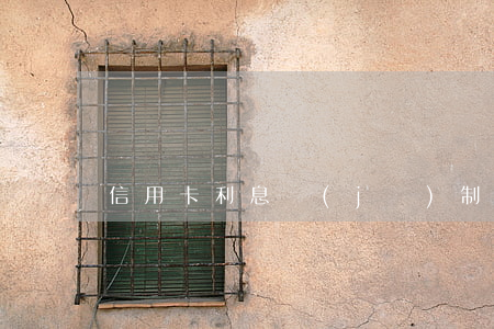 信用卡利息機(jī)制(信用卡 利息收入)