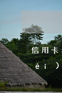 信用卡利息消費(fèi)貸利息 消費(fèi)型信用卡,怎么計(jì)算利息