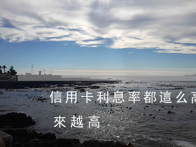 信用卡利息率都這么高(為什么信用卡利息越來越高)