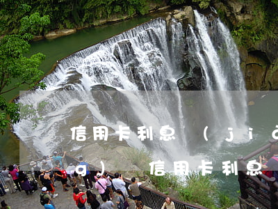 信用卡利息見(jiàn)面申請(qǐng) 辦信用卡利息