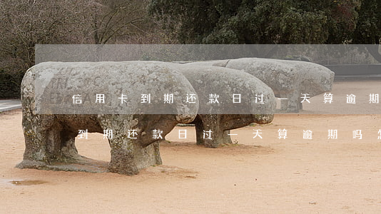 信用卡到期还款日过一天算逾期吗-信用卡到期还款日过一天算逾期吗怎么办