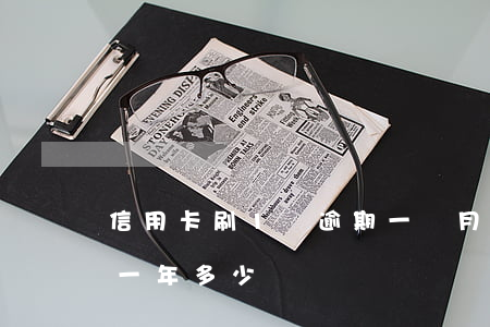 信用卡刷1萬逾期一個月(一萬元信用卡逾期一年多少錢)