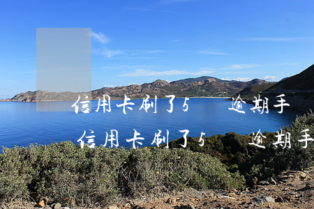 信用卡刷了5萬逾期手續(xù)費多少-信用卡刷了5萬逾期手續(xù)費多少錢