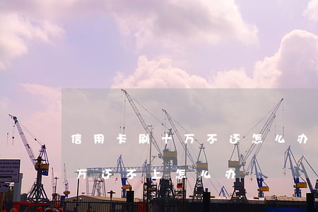 信用卡刷十万不还怎么办(一张信用卡欠10万还不上怎么办)
