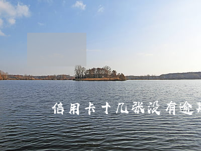 信用卡十几张没有逾期可以房贷吗
