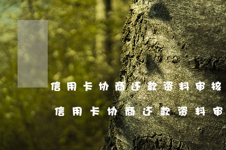 信用卡协商还款资料审核过了会通知我吗-信用卡协商还款资料审核过了会通知我吗