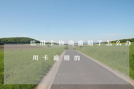 信用卡协商逾期了怎么办(网络上帮忙协商信用卡逾期的)