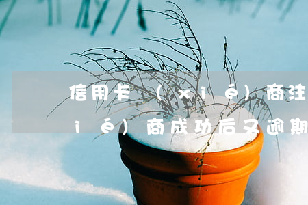 信用卡協(xié)商注銷 跟信用卡協(xié)商成功后又逾期了