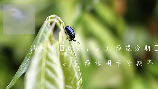 信用卡協(xié)商退分期費用(去銀行協(xié)商信用卡分期不成功會有什么后果)