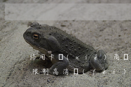 信用卡協(xié)商還款會(huì)被限制高消費(fèi)嗎-信用卡協(xié)商還款會(huì)被限制高消費(fèi)嗎知乎