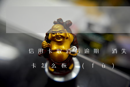 信用卡取消后逾期會消失嗎(逾期停用的信用卡怎么恢復(fù))