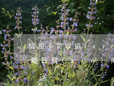 信用卡可以協(xié)商不逾期嗎(他行逾期已協(xié)商怎樣才能不影響其他信用卡)