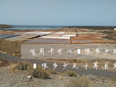 信用卡可以寬限多少天才算逾期(信用卡可以寬限多少天才算逾期還款)