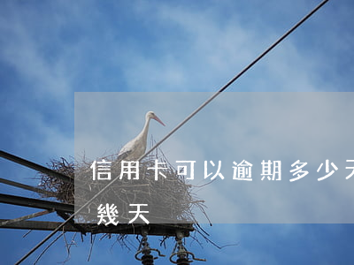 信用卡可以逾期多少天(信用卡是否可以逾期幾天)