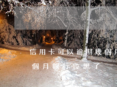 信用卡可以逾期幾個月-信用卡可以逾期幾個月銀行拉黑了
