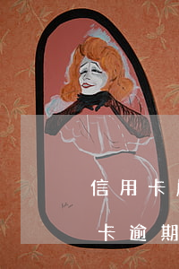 信用卡嚴(yán)重逾期判刑(被刑拘信用卡逾期)