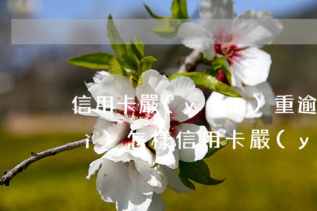 信用卡嚴(yán)重逾期幾千塊會(huì)怎樣(信用卡嚴(yán)重逾期幾千塊會(huì)怎樣嗎)