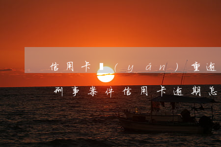 信用卡嚴(yán)重逾期處理成功案例(因刑事案件信用卡逾期怎么辦)