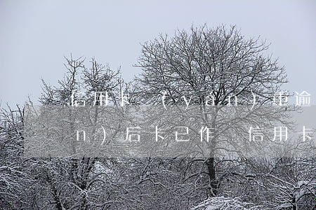 信用卡嚴(yán)重逾期還完錢(qián)后卡已作廢(信用卡嚴(yán)重逾期還完錢(qián)后卡已作廢怎么辦)
