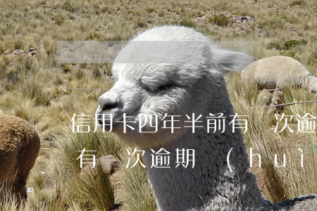 信用卡四年半前有兩次逾期(信用卡四年半前有兩次逾期會(huì)怎么樣)