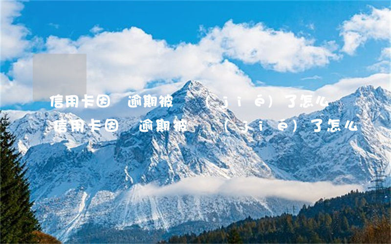 信用卡因為逾期被凍結(jié)了怎么辦(信用卡因為逾期被凍結(jié)了怎么辦)