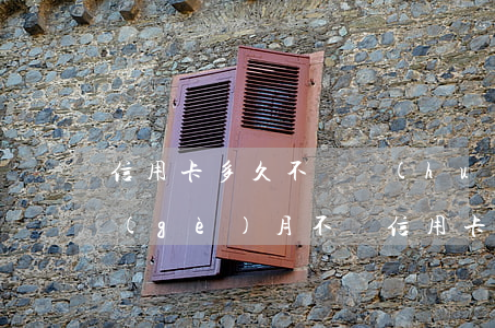 信用卡多久不還會(huì)影響征信(幾個(gè)月不還信用卡會(huì)上征信)