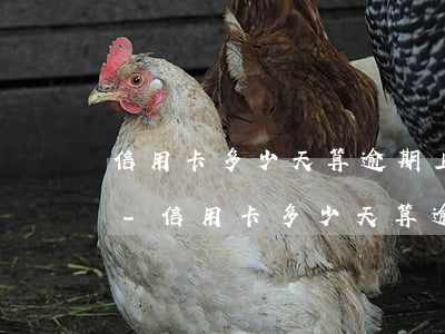 信用卡多少天算逾期上征信報(bào)告-信用卡多少天算逾期上征信報(bào)告了