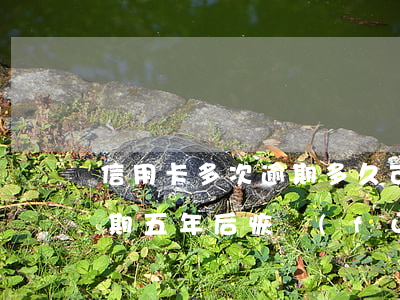 信用卡多次逾期多久可恢復(fù)(信用逾期五年后恢復(fù)可以繼續(xù)申請(qǐng)信用卡嗎)