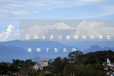 信用卡多次逾期的后果怎么样(好几张信用卡逾期了怎么办)