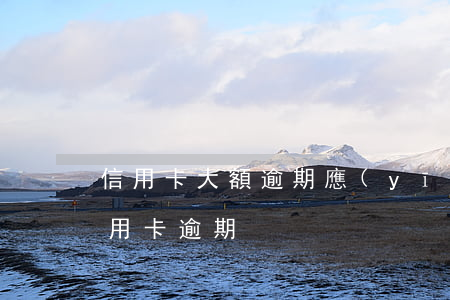 信用卡大額逾期應(yīng)對 小額度信用卡逾期